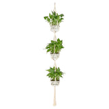 Planter Flower Pot Hanging Rope Basket for Indoor In Australia - Darrahopens