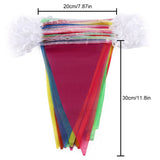 150pcs Colorful Pennant Banner Flags Multicolor Bunting String Triangle Flags In Australia - Darrahopens