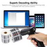Wireless Barcode Reader Handheld Laser Barcode Reader Both Bluetooth / USB compatible Laser Sca