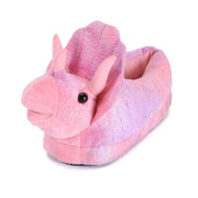 Triceratops Plush Slippers Winter Autumn and Winter Cartoon Men and Women Indoor Cotton Slippers In Australia - Darrahopens