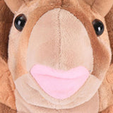 Triceratops Plush Slippers Winter Autumn and Winter Cartoon Men and Women Indoor Cotton Slippers In Australia - Darrahopens