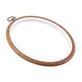 Embroidery Hoop Wood Circle Crossing Stitch Hoop Rings for DIY Embroidery Sewing