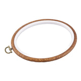 Embroidery Hoop Wood Circle Crossing Stitch Hoop Rings for DIY Embroidery Sewing