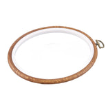 Embroidery Hoop Wood Circle Crossing Stitch Hoop Rings for DIY Embroidery Sewing