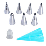 Piping Tip Set Easy Cleaning Cake Decorating Tip Kit Kitchen Food Grade Flower Frosting Tip for Cakes Desserts In Australia - Darrahopens