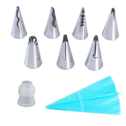 Piping Tip Set Easy Cleaning Cake Decorating Tip Kit Kitchen Food Grade Flower Frosting Tip for Cakes Desserts In Australia - Darrahopens