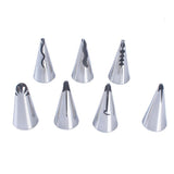 Piping Tip Set Easy Cleaning Cake Decorating Tip Kit Kitchen Food Grade Flower Frosting Tip for Cakes Desserts