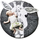 Play Mat Cute Cartoon Animals Cotton Crawling Mat for Baby Children