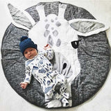 Play Mat Cute Cartoon Animals Cotton Crawling Mat for Baby Children