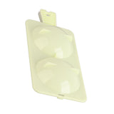Microwave Egg Poacher Two Compartment Microwave Egg Steaming Tray Kitchen Supplies