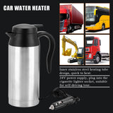 Portable 750ml 24V Travel Car Truck Kettle Water Heater Bottle for Tea Coffee Drinking In Australia - Darrahopens