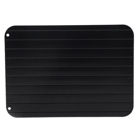 Metal Aluminum Fast Safe Food Meat Defrosting Thawing Tray Plate Home Kitchen Gadget
