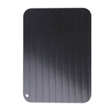 Metal Aluminum Fast Safe Food Meat Defrosting Thawing Tray Plate Home Kitchen Gadget