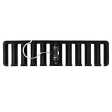 10 Slot Tie Belt Scarf Rack Organizer Sturdy Plastic Closet Wardrobe Space Saver Black
