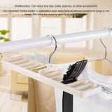 10 Slot Tie Belt Scarf Rack Organizer Sturdy Plastic Closet Wardrobe Space Saver Beige In Australia - Darrahopens