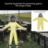 Professional Child Beekeeping Protective Suit Bee Farm Visitor Protect Equipment Jumpsuit(M)