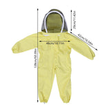 Professional Child Beekeeping Protective Suit Bee Farm Visitor Protect Equipment Jumpsuit(M)