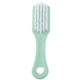 Multi functional Plastic Shoe Cleaning Brush Bushy Nylon Bristles Scrubber Washing Tool(Green)