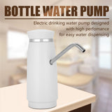Portable USB Fast Charging Electric Automatic Bottle Drinking Water Pump Dispenser (White) In Australia - Darrahopens