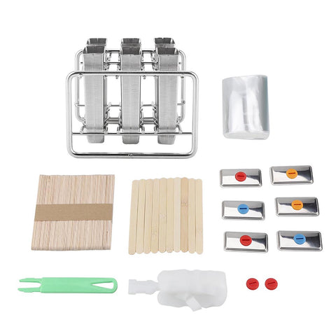 Stainless Steel Molds Ice Cream Industrial Home Kitchen DIY Ice Pop Mould Maker Tool(2#) In Australia - Darrahopens