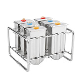 Stainless Steel Molds Ice Cream Industrial Home Kitchen DIY Ice Pop Mould Maker Tool(2#) In Australia - Darrahopens