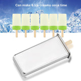 Stainless Steel Molds Ice Cream Industrial Home Kitchen DIY Ice Pop Mould Maker Tool(3#)