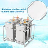Stainless Steel Molds Ice Cream Industrial Home Kitchen DIY Ice Pop Mould Maker Tool(3#)