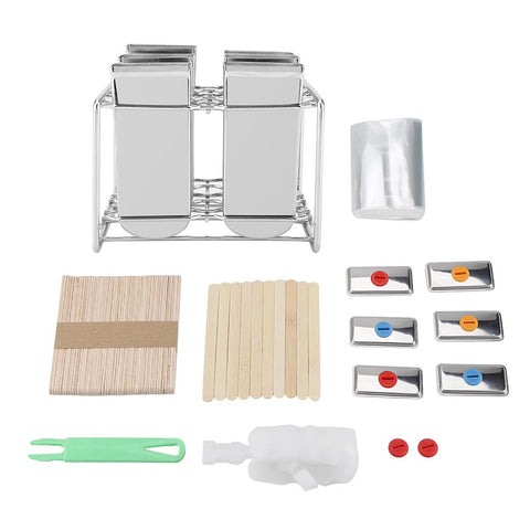 Stainless Steel Molds Ice Cream Industrial Home Kitchen DIY Ice Pop Mould Maker Tool(4#) In Australia - Darrahopens