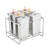 Stainless Steel Molds Ice Cream Industrial Home Kitchen DIY Ice Pop Mould Maker Tool(4#) In Australia - Darrahopens