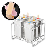Stainless Steel Molds Ice Cream Industrial Home Kitchen DIY Ice Pop Mould Maker Tool(4#) In Australia - Darrahopens