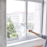 Self Adhesive Window Screening Mesh Anti Mosquito Bugs Flies Insects Room Curtain(130*150cm) In Australia - Darrahopens