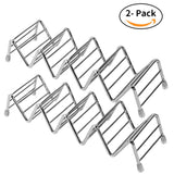 Taco Holder Set of 2, Premium Stainless Steel Taco Stand Rack for Kids Hard or Soft Shell Tacos In Australia - Darrahopens