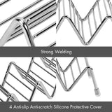 Taco Holder Set of 2, Premium Stainless Steel Taco Stand Rack for Kids Hard or Soft Shell Tacos