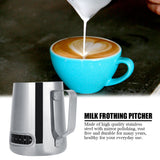 600ml Stainless Steel Milk Frothing Pitcher Espresso Coffee Cup Mugs with Measurement In Australia - Darrahopens