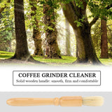 Coffee Grinder Machine Cleaning Brush Solid Wooden Handle Practical Cleaner Tool Accessory In Australia - Darrahopens