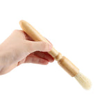 Coffee Grinder Machine Cleaning Brush Solid Wooden Handle Practical Cleaner Tool Accessory