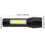 Portable XPE + COB Waterproof Telescopic Zoom 3 Modes LED Torch Outdoor In Australia - Darrahopens