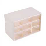 Portable Plastic 9 Lattice Mini Cabinets Drawer Jewelry Cosmetic Storage Box White In Australia - Darrahopens