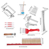 12Pcs Beekeeping Tools Kit Stainless Steel Hive Tool Bee Brush Extracting Fork In Australia - Darrahopens