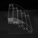 Multi layers Clear Acrylic Display Stand Rack Organizer Cosmetic Storage Box Five Layers