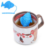 Cute Silicone Tea Infuser Food Grade Fish Shape Design Tea Filter Funny Tea Strainer In Australia - Darrahopens