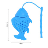 Cute Silicone Tea Infuser Food Grade Fish Shape Design Tea Filter Funny Tea Strainer In Australia - Darrahopens