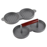 Aluminum Alloy NOn Stick Double Burger Press Mold Hamburger Meat Beef Kitchen Tools In Australia - Darrahopens