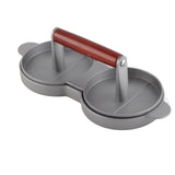 Aluminum Alloy NOn Stick Double Burger Press Mold Hamburger Meat Beef Kitchen Tools