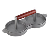 Aluminum Alloy NOn Stick Double Burger Press Mold Hamburger Meat Beef Kitchen Tools