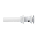 Kitchen Bathroom Basin Sink White Coating Brass Pop Up Drain Stopper with Overflow Hole