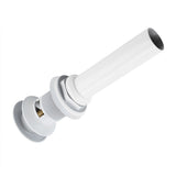Kitchen Bathroom Basin Sink White Coating Brass Pop Up Drain Stopper with Overflow Hole