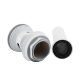 Kitchen Bathroom Basin Sink White Coating Brass Pop Up Drain Stopper with Overflow Hole