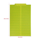 Rectangle Silicone Drain Mat Drying Dishes Pad Heat Resistant Slip proof Tray(Green) In Australia - Darrahopens