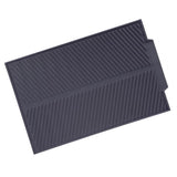 Rectangle Silicone Drain Mat Drying Dishes Pad Heat Resistant Slip proof Tray(Grey) In Australia - Darrahopens